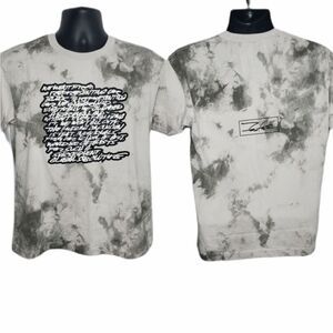UNIQLO x FUTURA LABORATORIES shirt  tie dye‎ script t-shirt XS